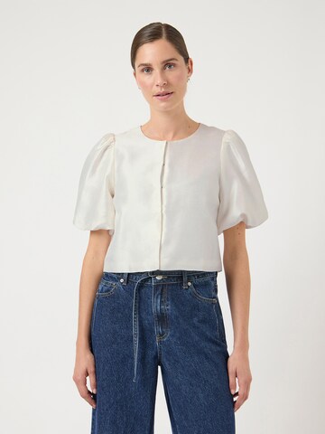 YAS - Blusa en beige: frente