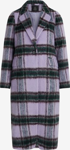 BRUUNS BAZAAR Between-Seasons Coat in Purple: front