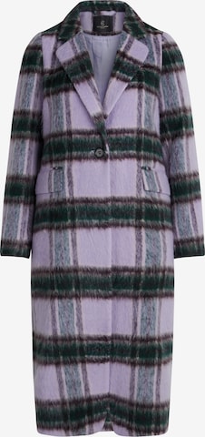 BRUUNS BAZAAR Between-Seasons Coat in Purple: front