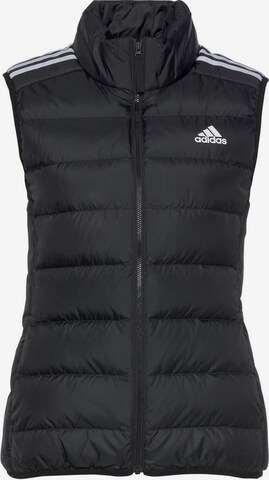 Gilet de sport 'Essentials' ADIDAS SPORTSWEAR en noir : devant