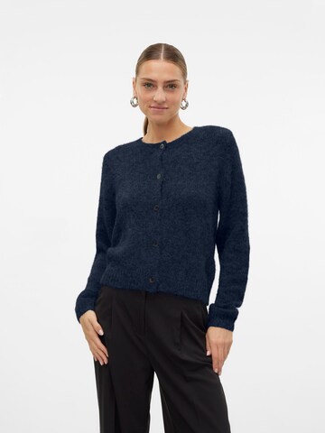 VERO MODA Knit cardigan 'VMNOVAH' in Blue: front