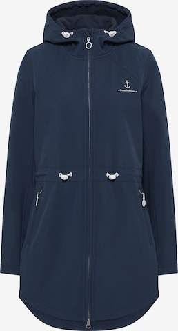 DreiMaster Maritim Weatherproof jacket in Blue: front