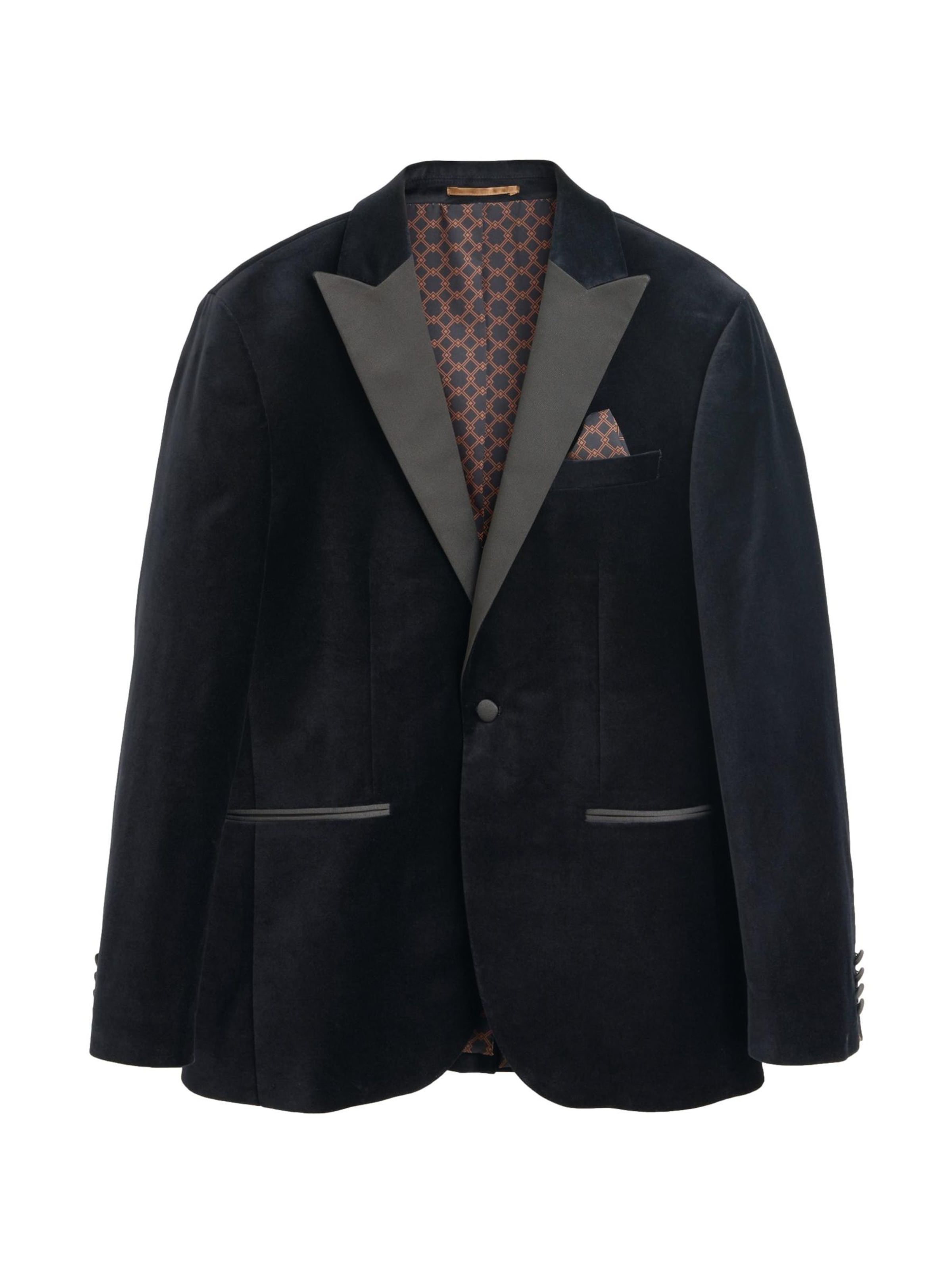 Next Regular fit Colbert in Zwart: voorkant