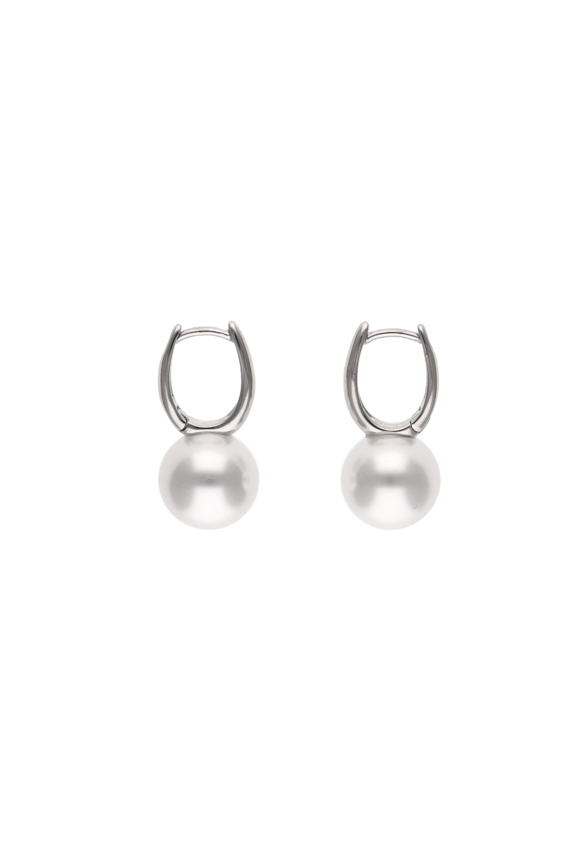 Boucles d'oreilles faina en argent : devant