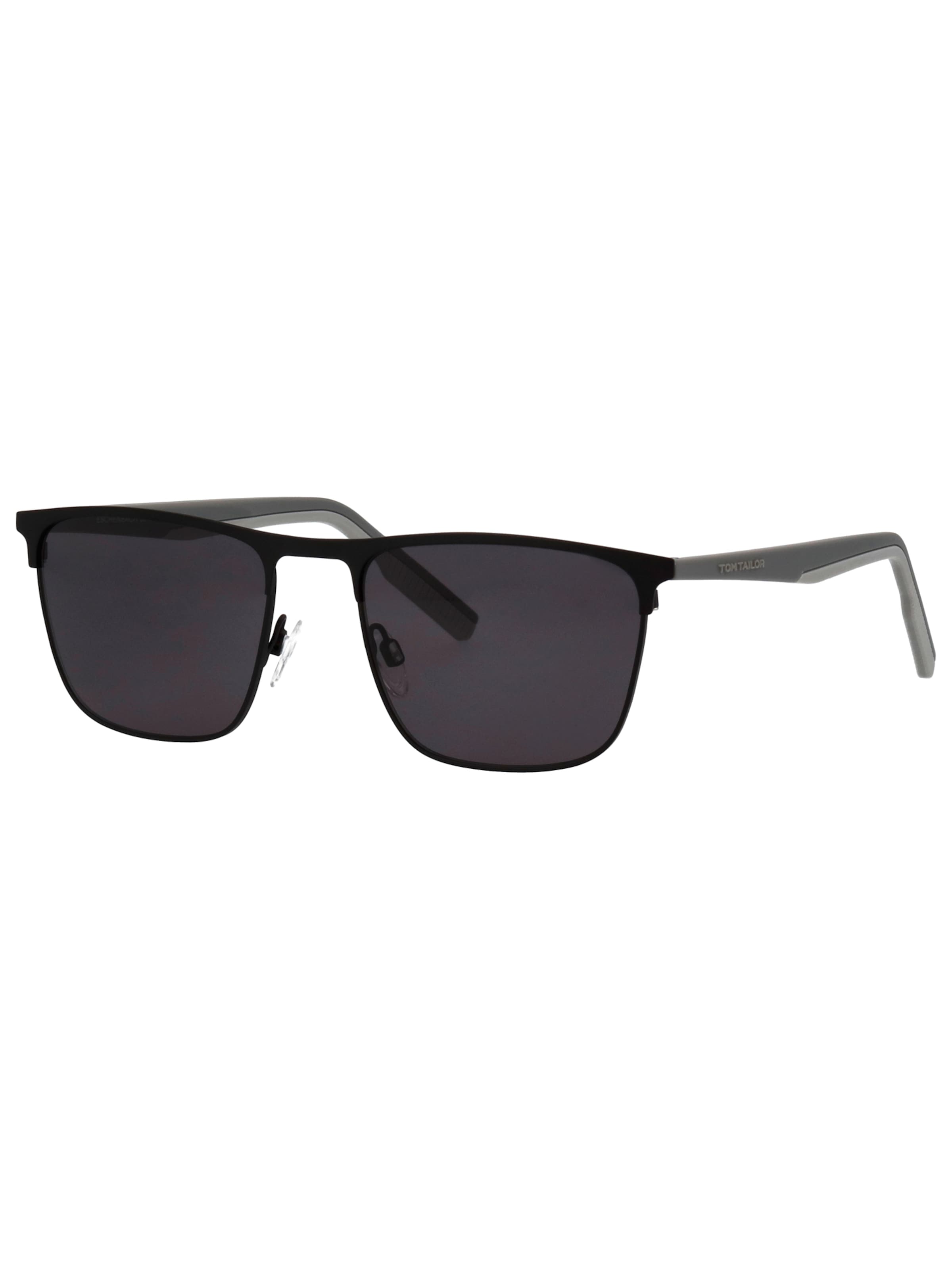 TOM TAILOR Sunglasses in Black: front
