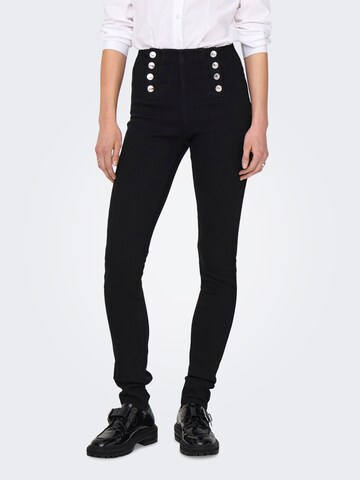 Skinny Jeans 'ONLDIANA' di ONLY in nero: frontale