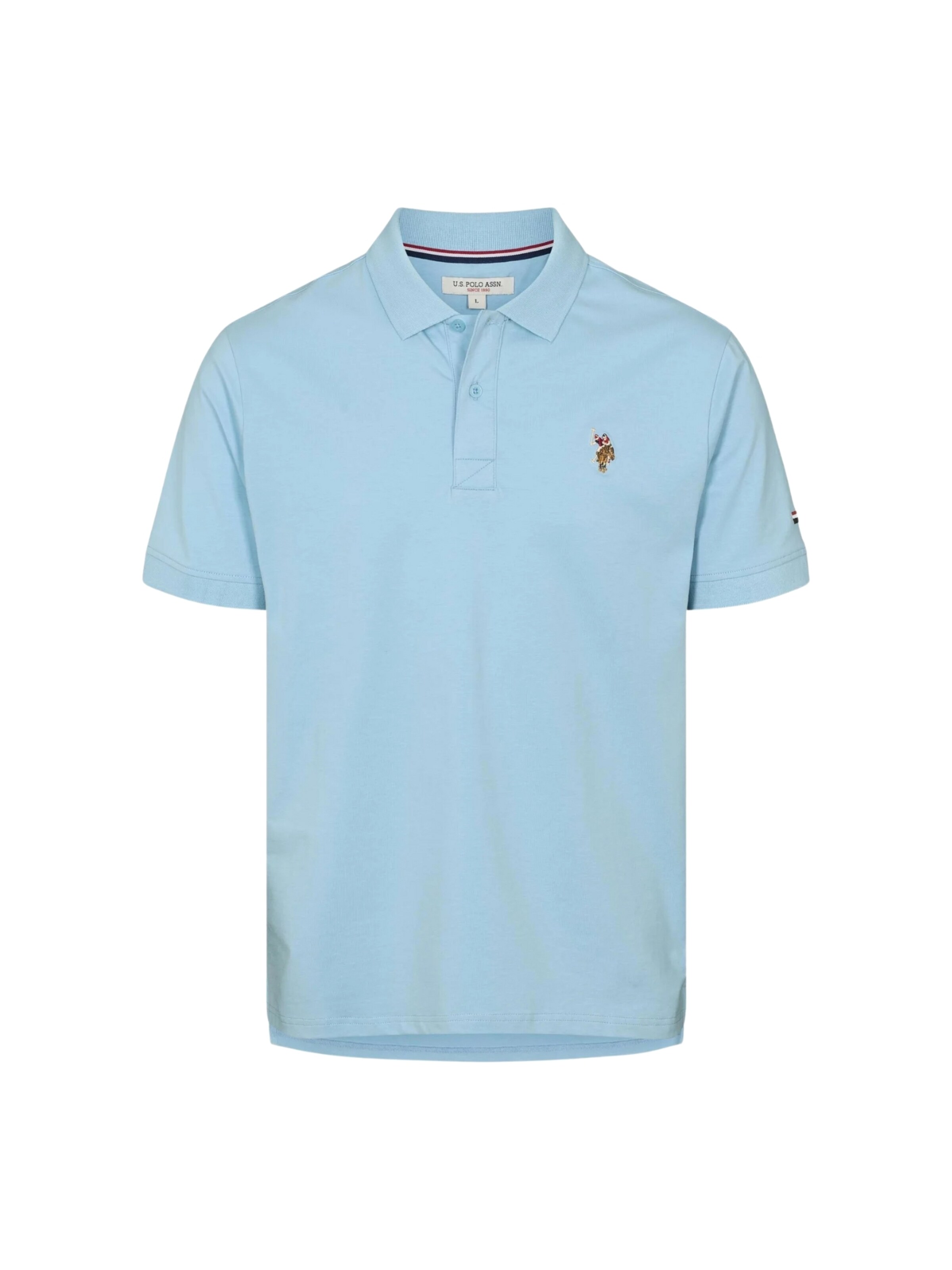 U.S. POLO ASSN. Poloshirt 'Costin' in hellblau, Produktansicht