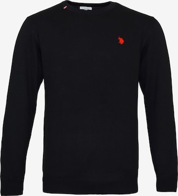 U.S. POLO ASSN. Pullover in Schwarz: predná strana