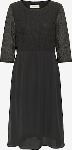 Cream Jurk 'Suli' in Zwart: voorkant