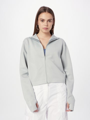 Veste de survêtement Calvin Klein en gris : devant