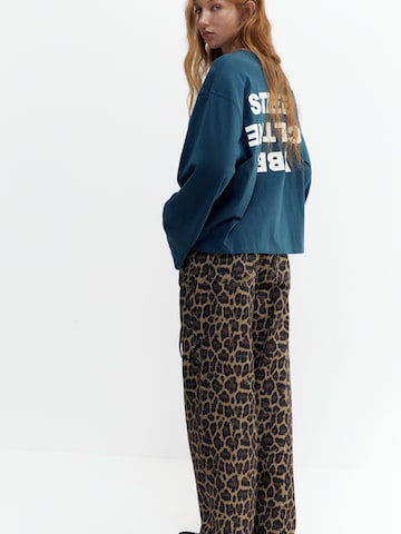 Pull&Bear Shirt 'STREET' in Green