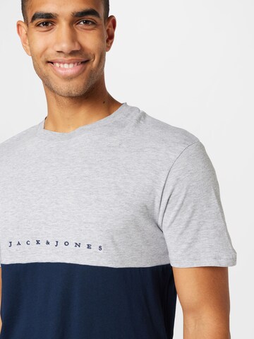 JACK & JONES T-Shirt 'COPENHAGEN' in Grau