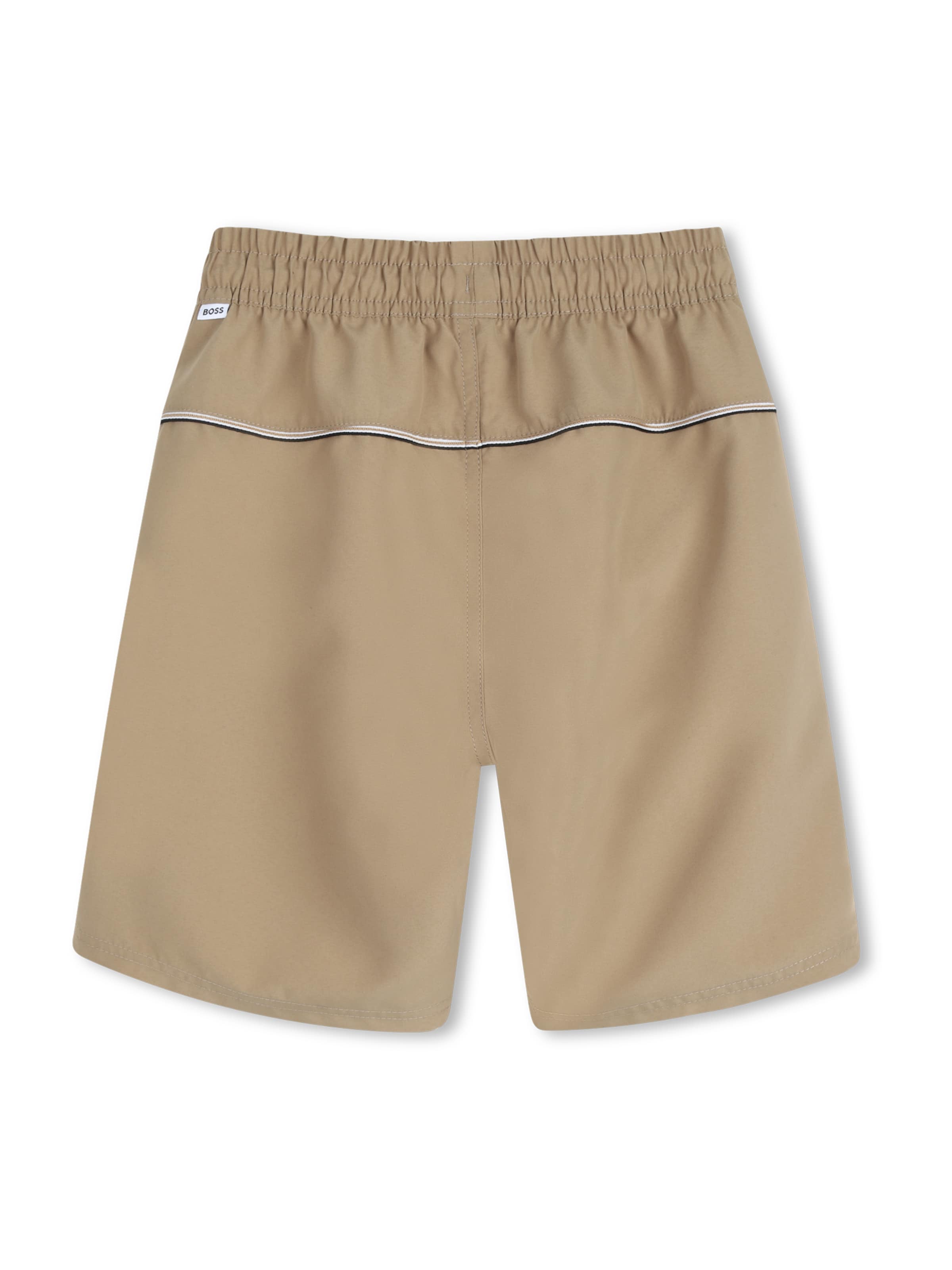 BOSS Kratke kopalne hlače | bež barva