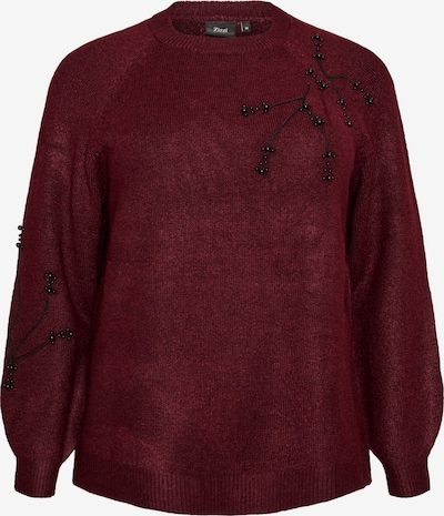 Zizzi Džemperis 'LEA' pieejams XL-XXL, krāsa - vīnsarkans, Preces skats
