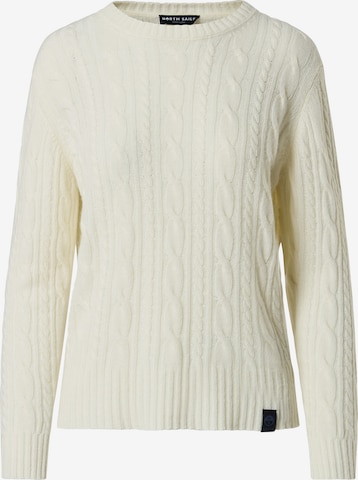 Pull-over North Sails en blanc : devant