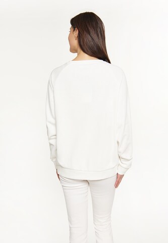 Felpa 'Casual' di usha BLUE LABEL in bianco