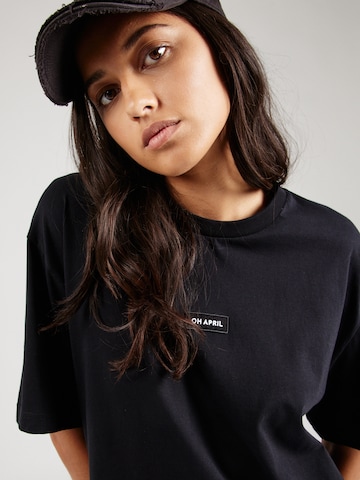 T-shirt 'Boyfriend' OH APRIL en noir