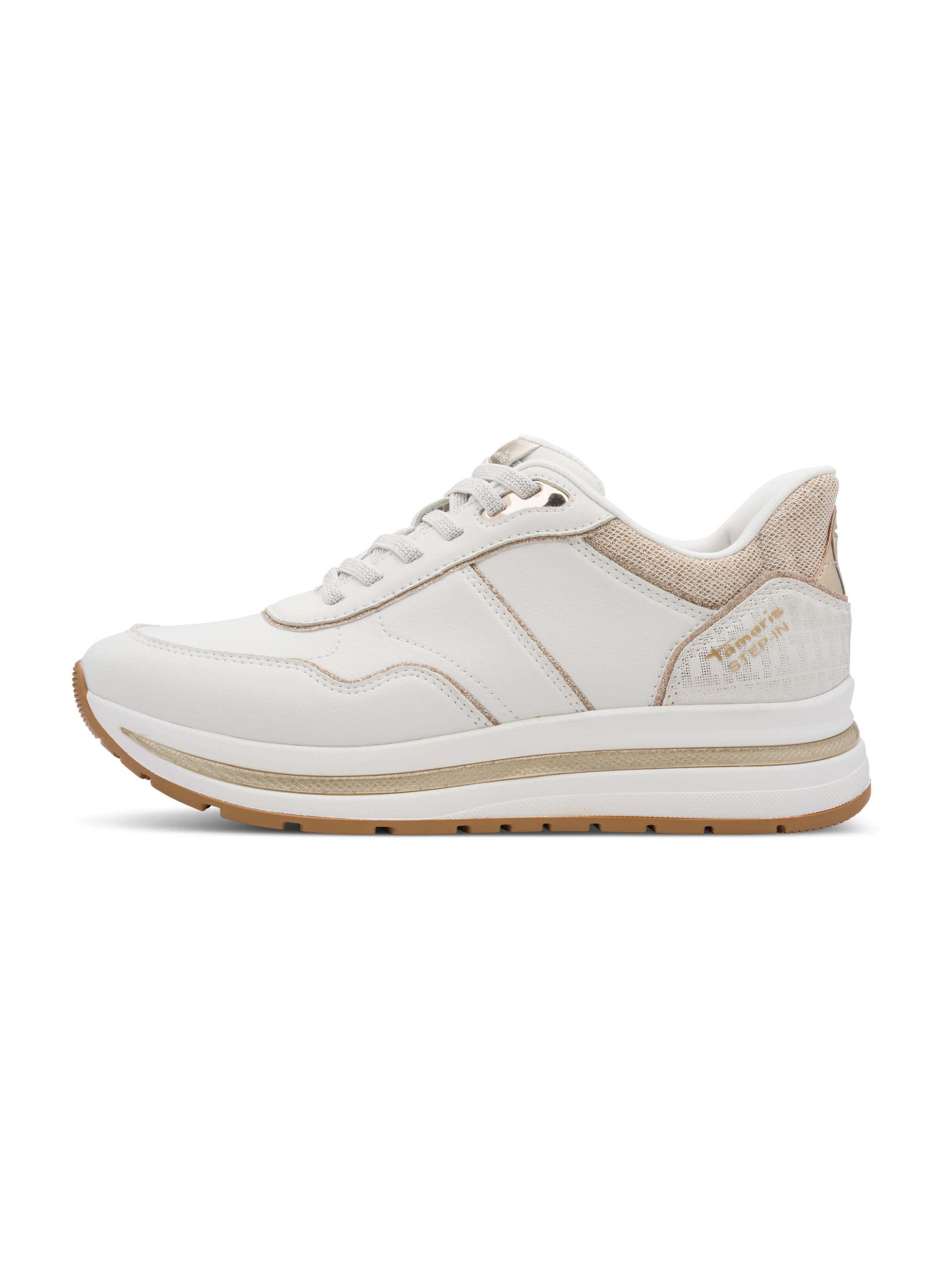 Tamaris Platform trainers in White