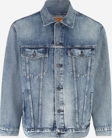 Levi's® Big & Tall - Chaqueta de entretiempo 'Trucker Jacket' en azul: frente