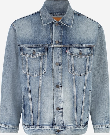 Levi's® Big & TallPrijelazna jakna 'Trucker Jacket' - plava boja: prednji dio