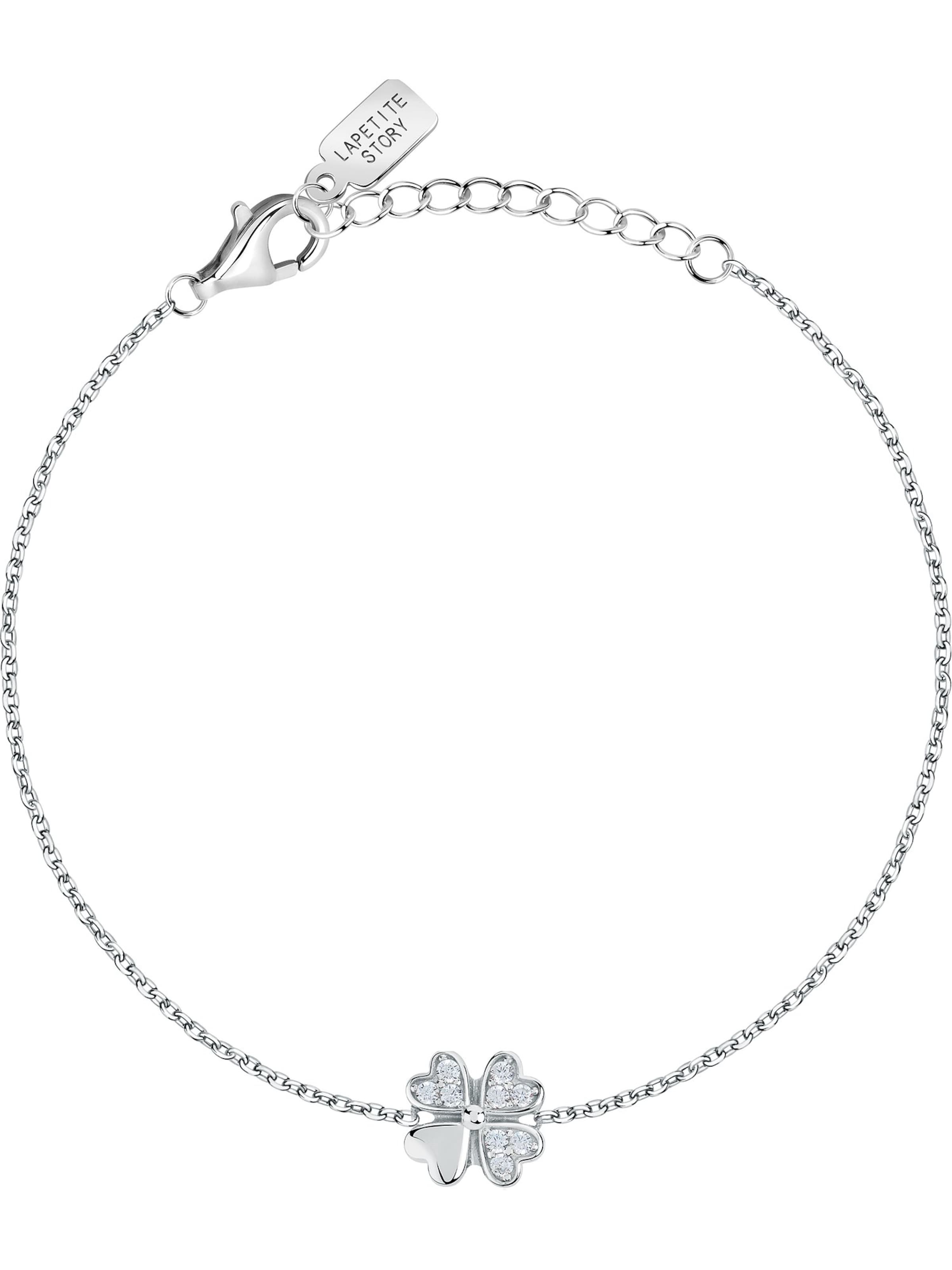 La Petite Story Bracelet in Silver: front