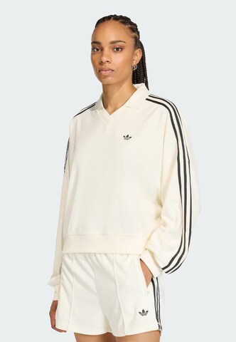 ADIDAS ORIGINALS Sweatshirt in Wit: voorkant