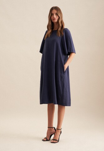 SEIDENSTICKER Jurk 'Schwarze Rose' in Blauw