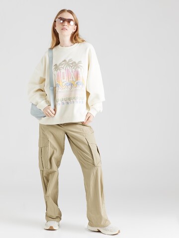 Sweat-shirt 'LNUPOVRSZCRWF' ROXY en beige