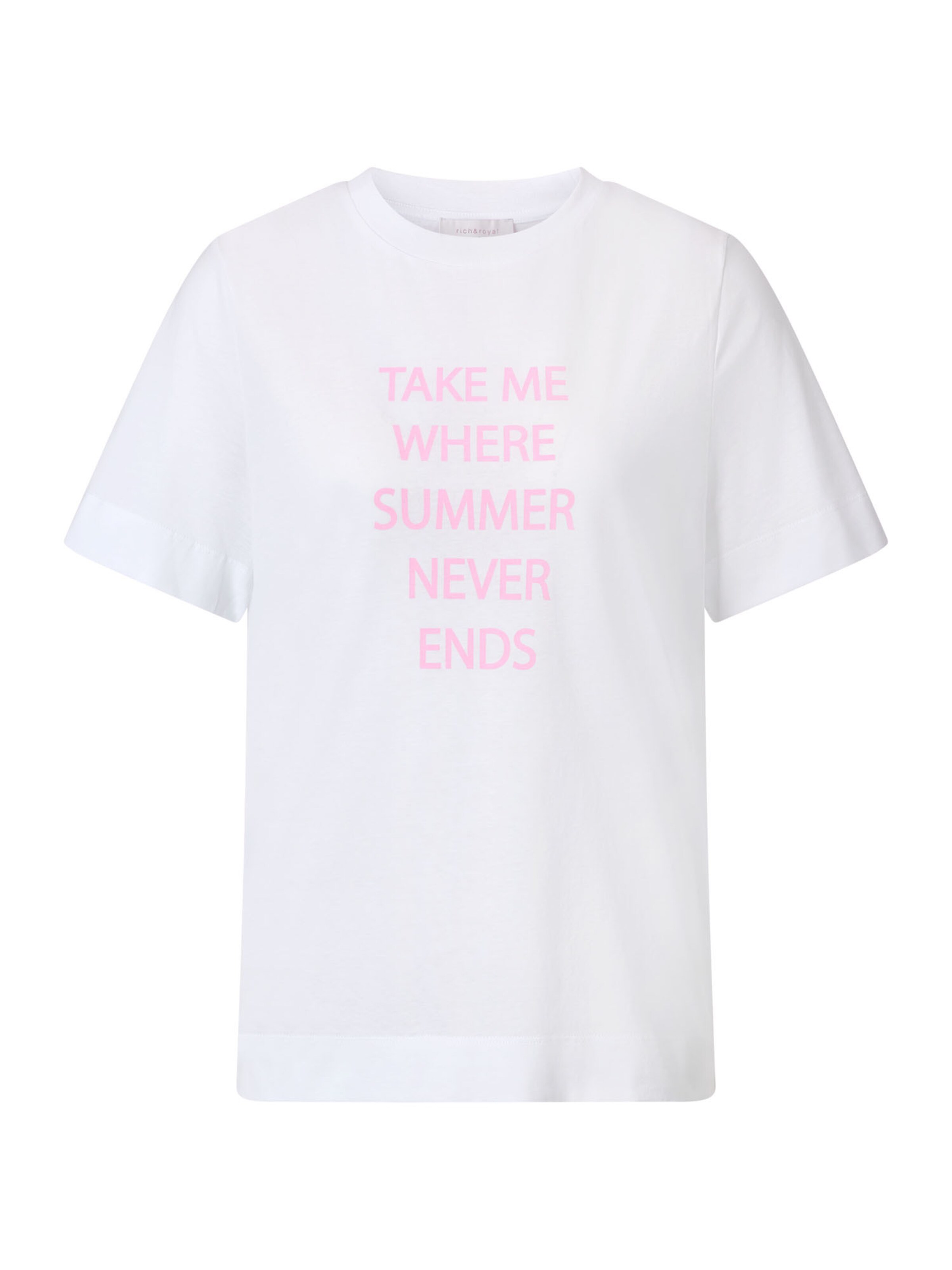 Maglietta di Rich & Royal in bianco: frontale