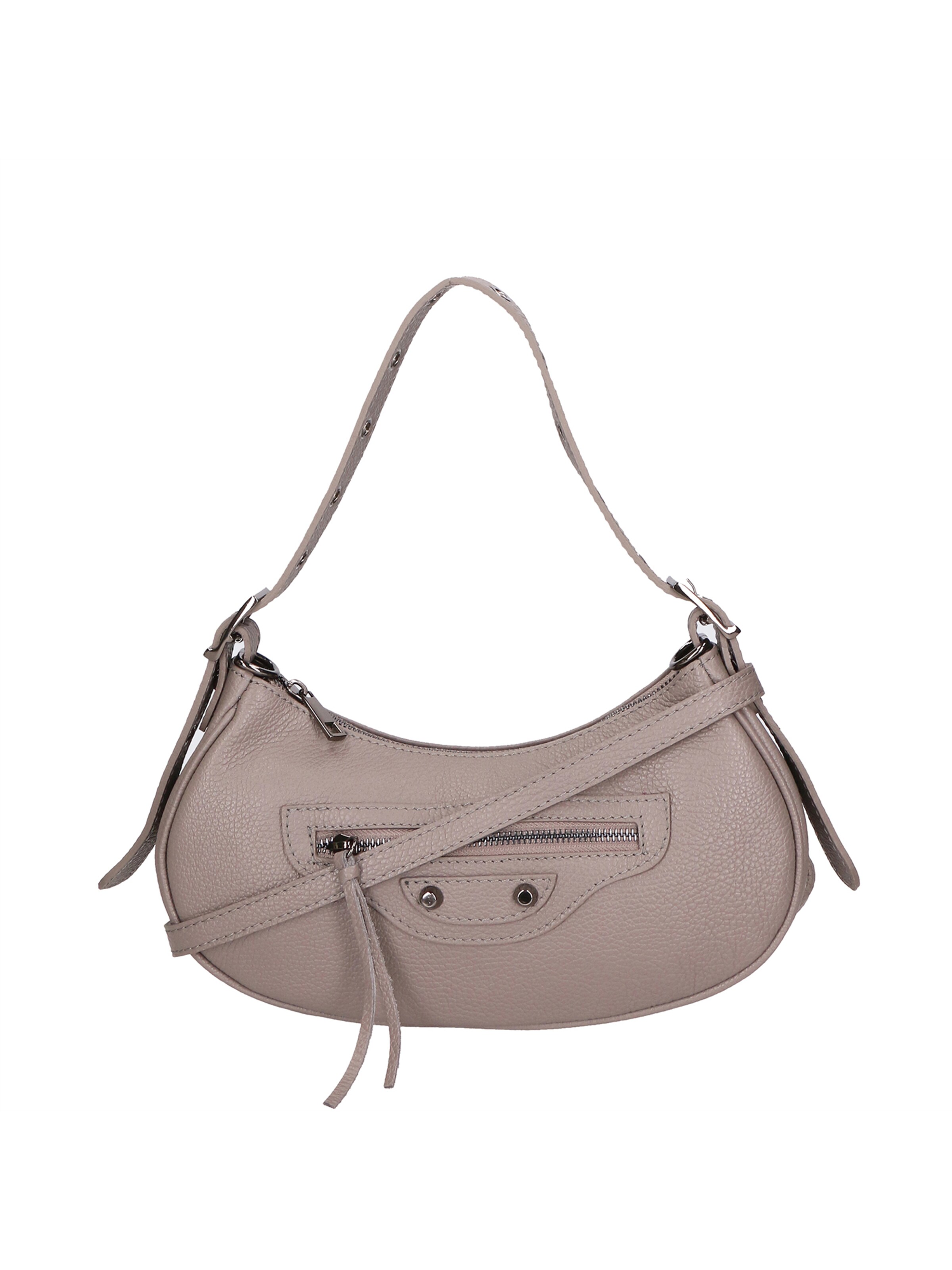 Gave Lux Shultertasche in Grau: Vorderseite