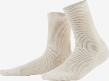 Living Crafts Socks 'DAVOS' in Beige: front