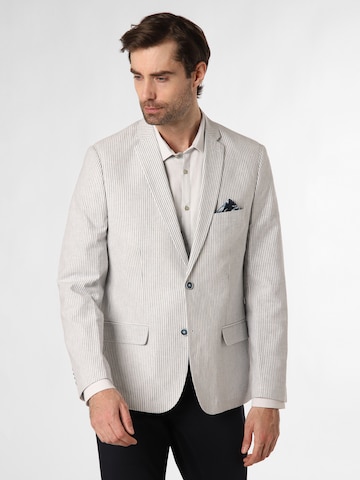 Nils Sundström Regular fit Suit Jacket in Beige: front