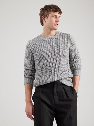 pilka Jack & Jones Premium Megztinis 'JPRBLASTORM': priekis