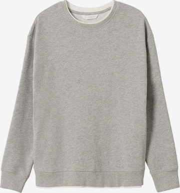 MANGO TEEN Sweatshirt 'double' in Grey: front