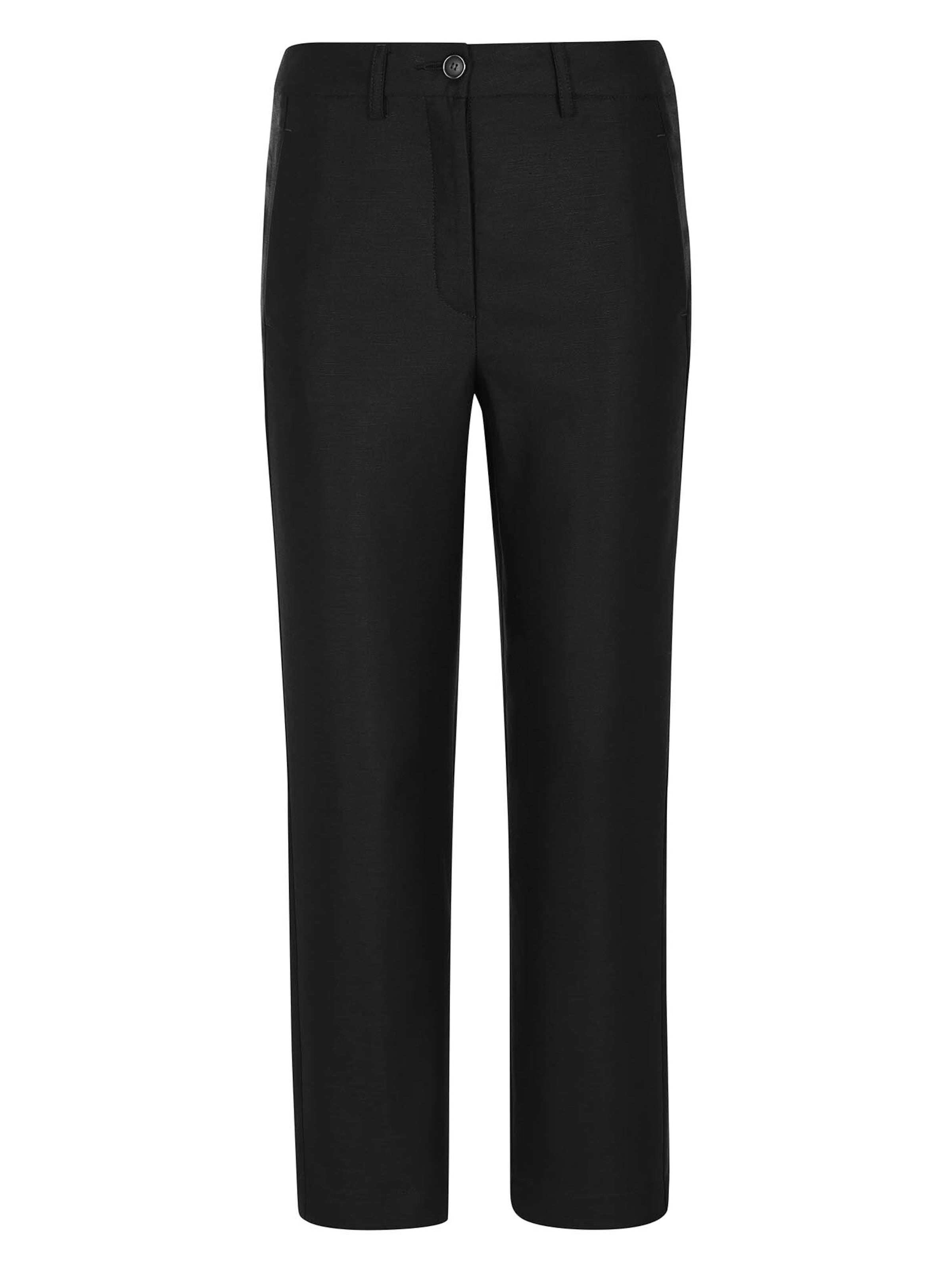 MADELEINE Loosefit Hose in Schwarz: Vorderseite