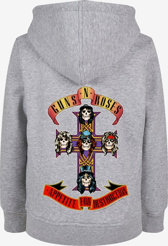 F4NT4STIC Sweatshirt 'Guns 'n' Roses Appetite For Destruction' in Grey