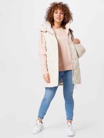 Tom Tailor Women + Bodywarmer in Beige