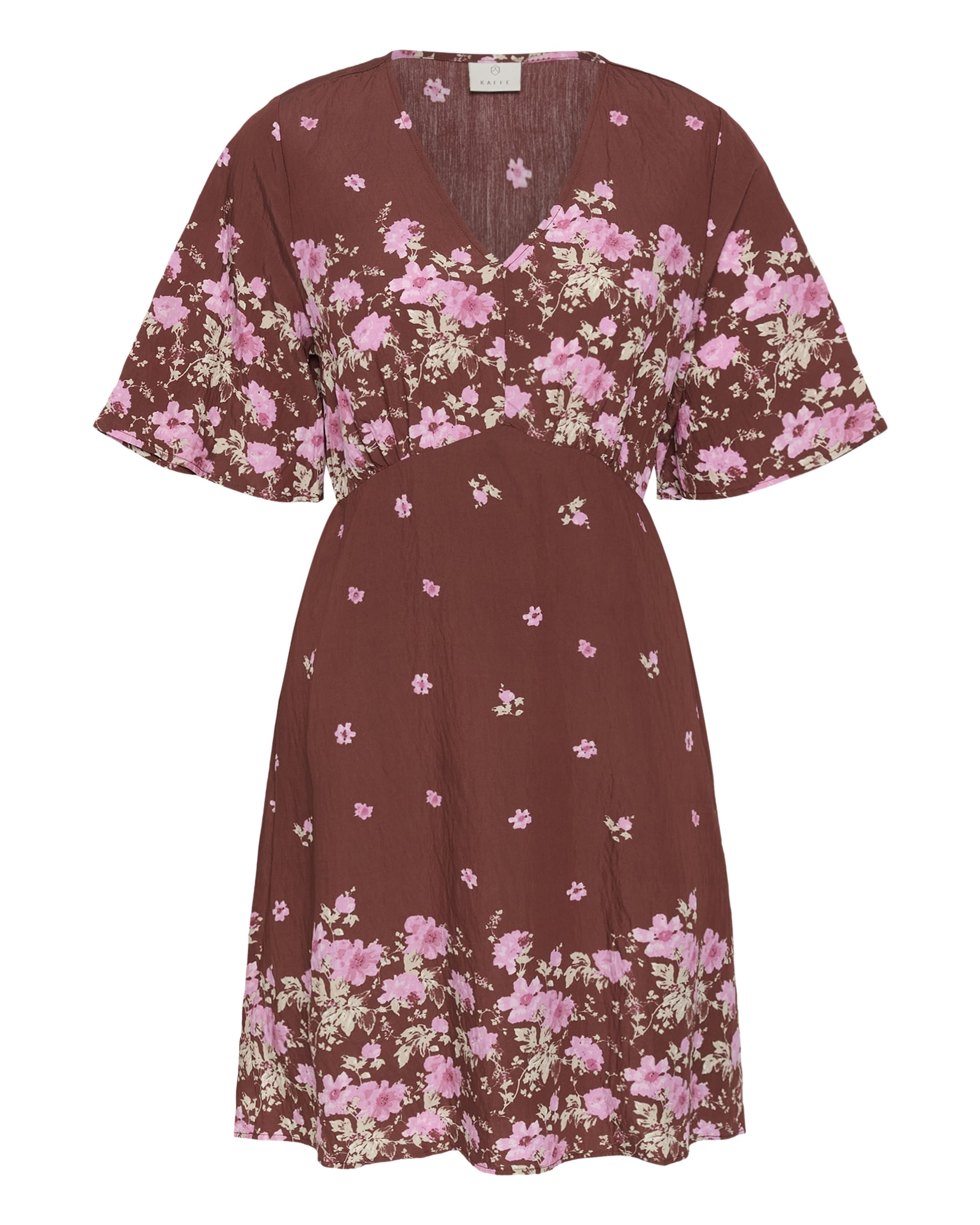 Kaffe Šaty 'KArosine' - hnědá / růžová, Produkt