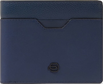 Porte-monnaies Piquadro en bleu : devant