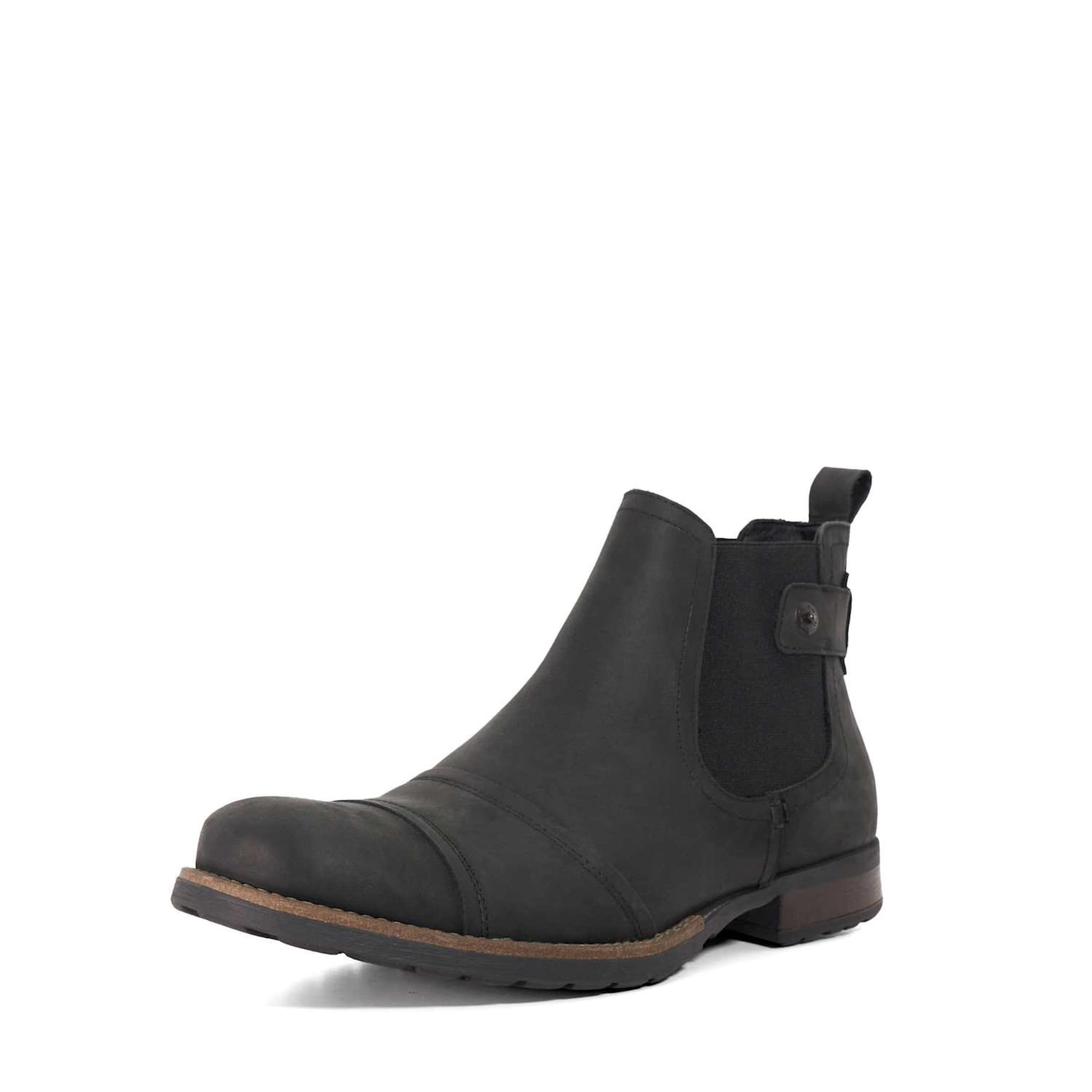 Dune LONDON Chelsea Boots 'Saltwood' in Schwarz: Vorderseite