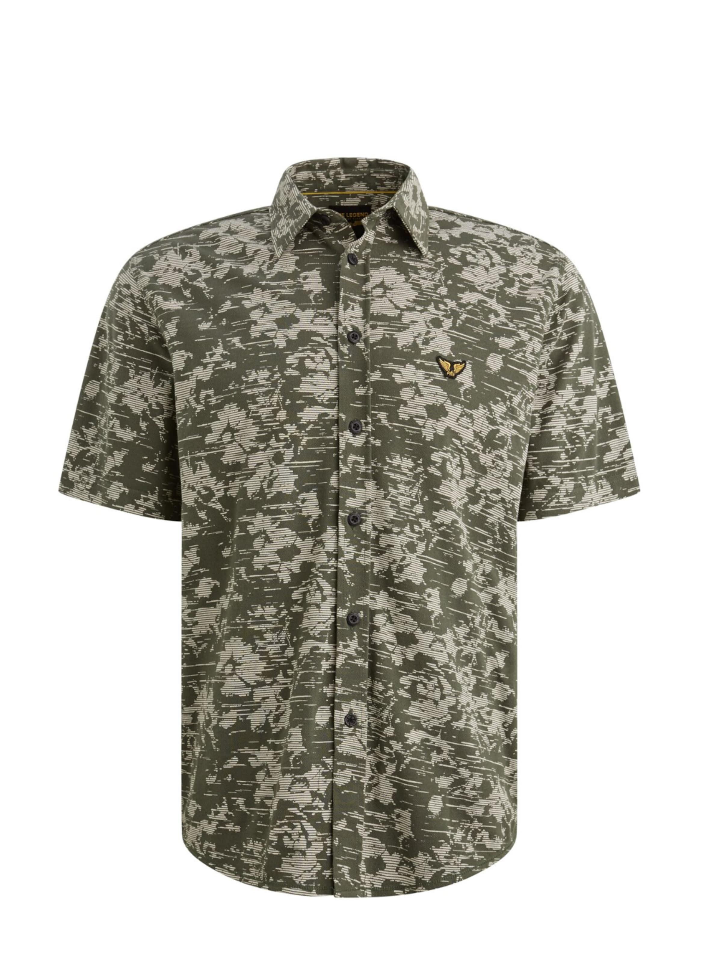 Pme-Legend Shirt 'PME Legend - Heren t-shirt' in Groen: voorkant