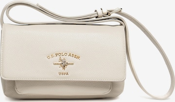 Borsa a spalla di U.S. POLO ASSN. in bianco: frontale