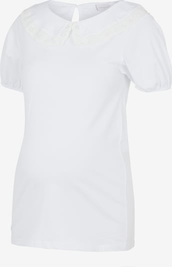 Tricou 'AGATHA' MAMALICIOUS pe alb, Vizualizare produs