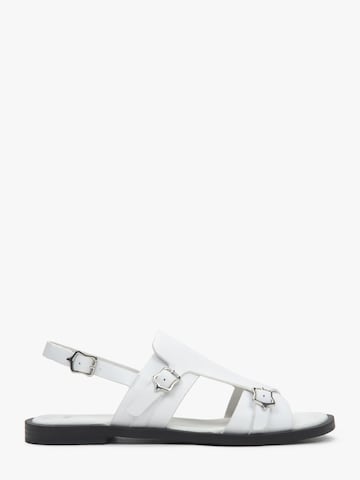 Estro Sandaal '225509' in Wit: voorkant