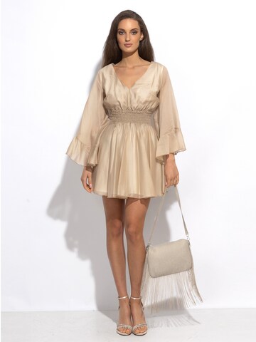 JIORO Clutch 'ESSENTIALS' in Beige