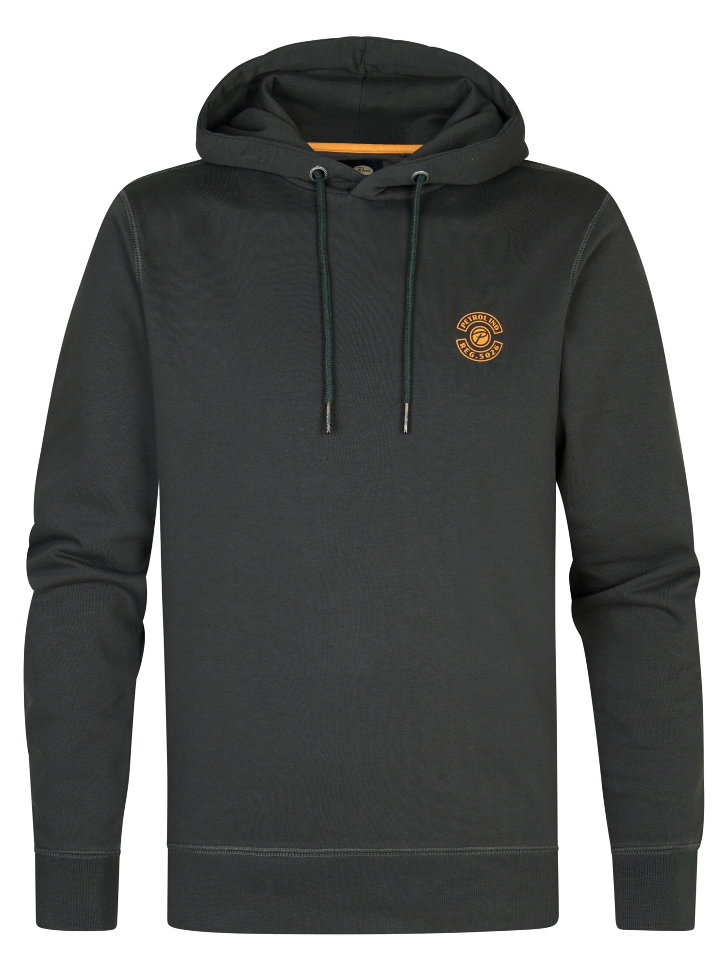 Petrol Industries Sweatshirt in Grijs: voorkant