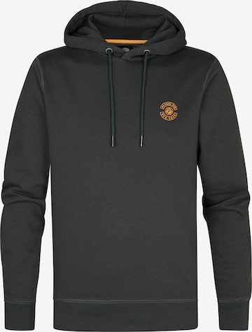 Sweat-shirt Petrol Industries en gris : devant