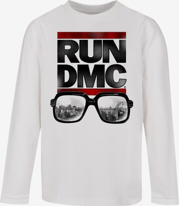 F4NT4STIC Shirt 'Run DMC' in Wit: voorkant