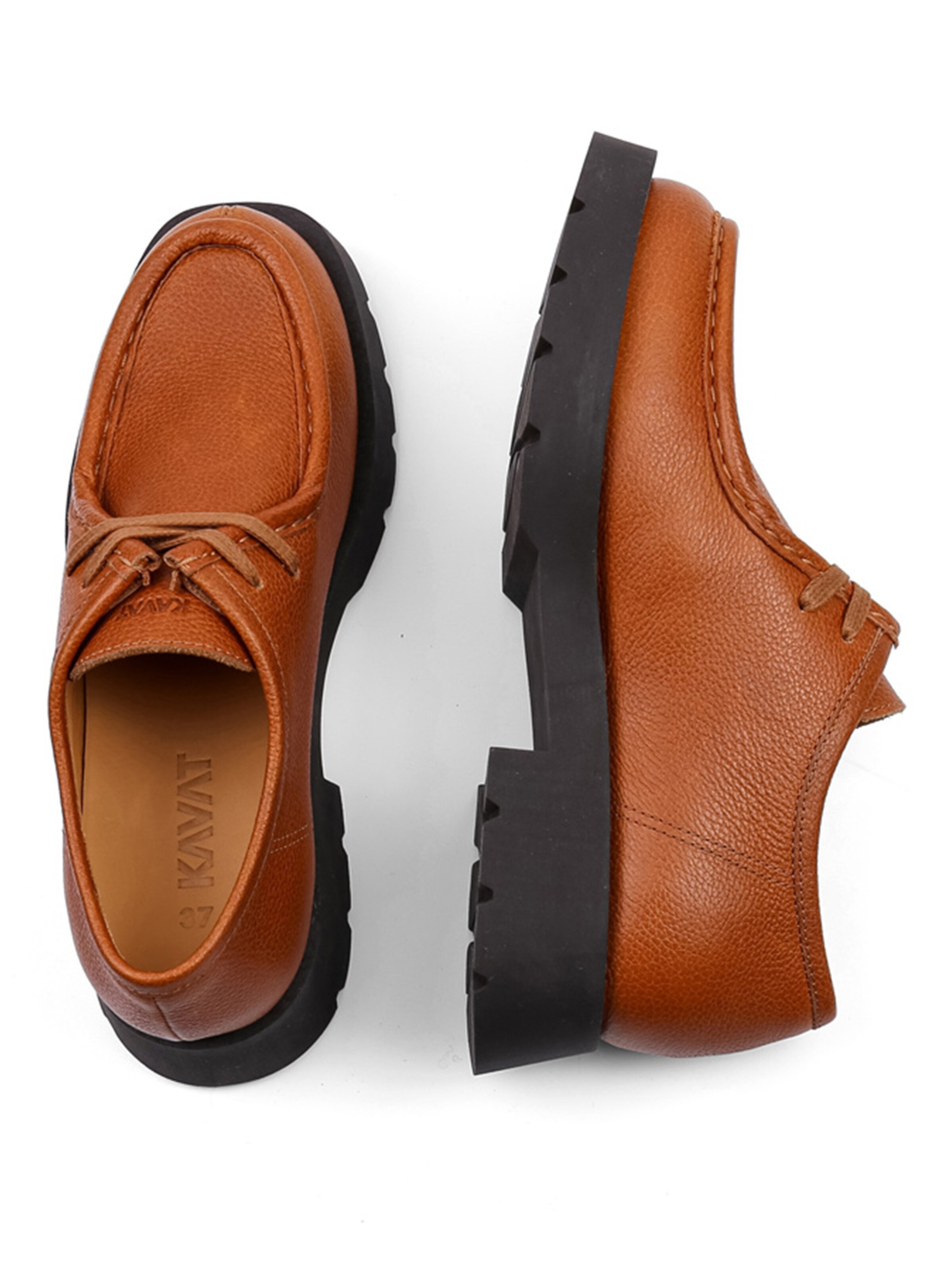 KAVAT Lace-Up Shoes 'Lindby' in Brown