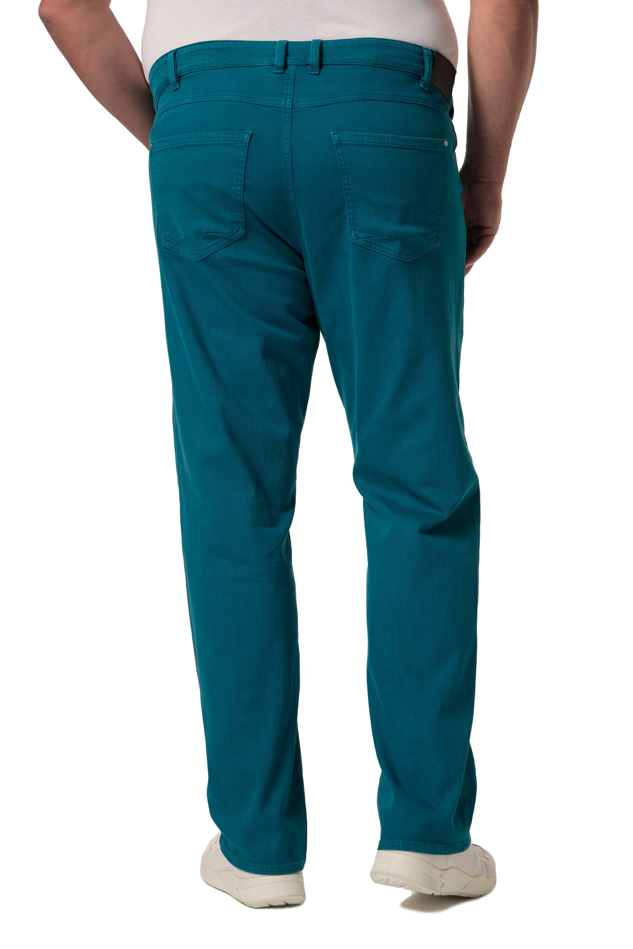 Men Plus Regular Pants in Blue